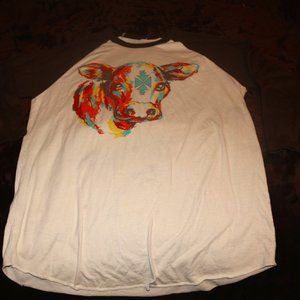 Crazy Train, Cow Print Shirt